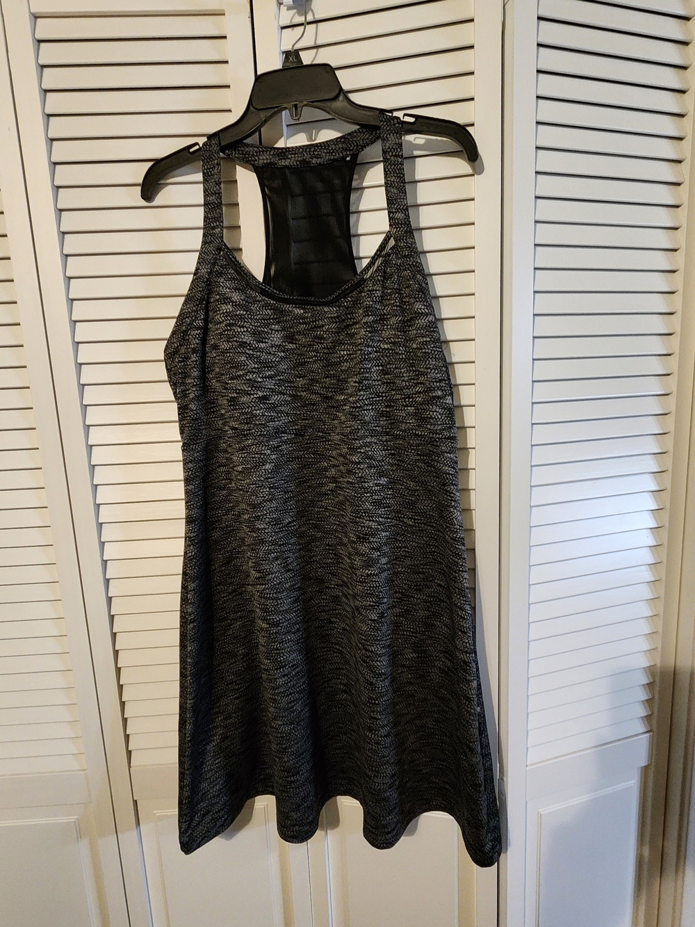 MPG Black Heather Racerback Tank Dress